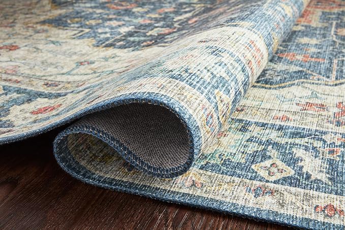 Loloi Skye Collection SKY-12 Ocean/Multi 9'-0" x 12'-0" Area Rug - Image 5