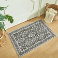 WITSHOCK Washable 2x3 Entryway Area Rug: Soft Non-Slip Backing Washable Rugs by WITSHOCK