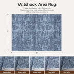 WITSHOCK 6x9 Area Rugs for Living Room: Machine Washable Non Slip Modern - Image 2