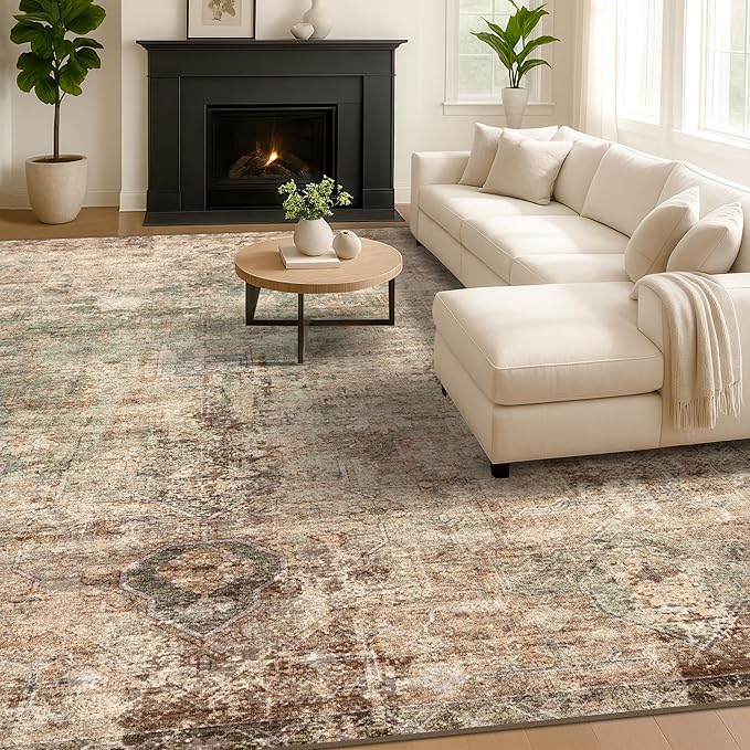Farmhouse Floor Rugs for Living Room - Image 6