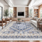 zesthome 12x15 Area Rugs, Large Washable Rug, Ultra-Thin Stain Resistant Rugs by Zesthome
