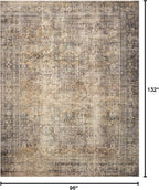 Loloi Amber Lewis Morgan Collection MOG-01 Sunset/Ink 8'-3" x 11'-3" 38" Thick - Image 2