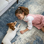 GENIMO Washable Area Rugs for Living Room, 9x12 Modern Non Slip Rugs, Low Pile - Image 9
