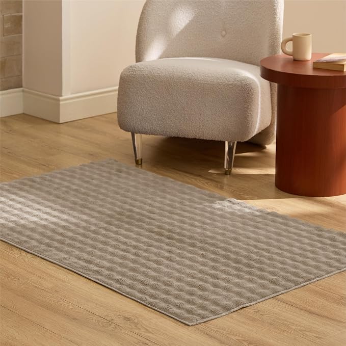 Bedsure 3x5 Fluffy Area Rugs for Living Room, Machine Washable Rugs, Non-Slip - Image 2