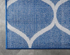 Rugs.com Lattice Frieze Collection Rug – 6' x 9' Navy Blue Medium Rug Perfect - Image 9