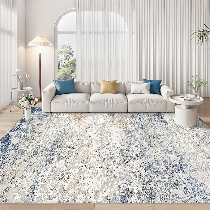 Art&Tuft Washable Rugs 5x7, Abstract Area Rugs by Art%26Tuft