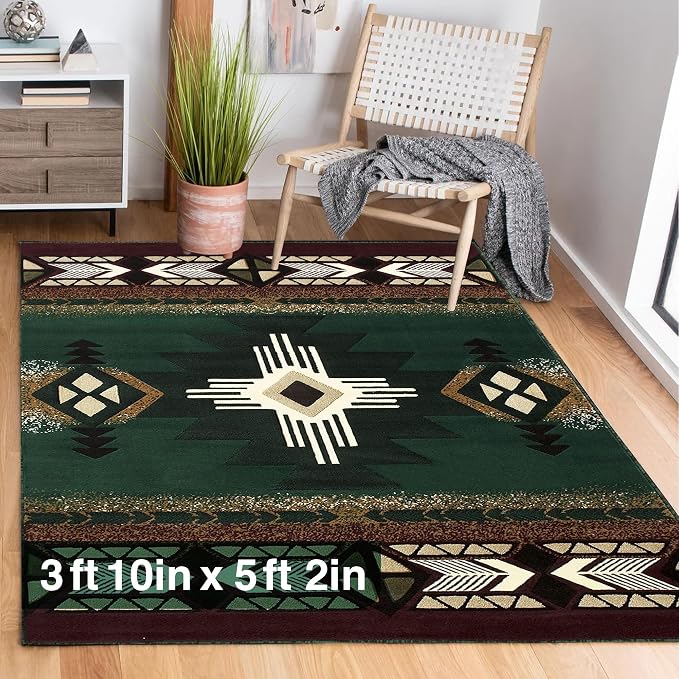 YHSF South West Native American Area Rug C318 by YourHomestyleFashion