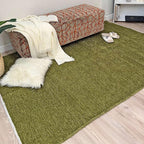 Alfa Rich 4x6 Green Washable Area Rugs - Image 2