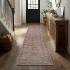 Kuden 2'6"x10 Runner Rug, Machine Washable Area Rug - Image 4