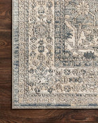 Loloi Teagan Collection TEA-04 Sky/Natural 11'-6" x 15' Area Rug, Soft Neutral - Image 7