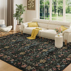 DUKINO 6x9 Rugs for Living Room, Vintage Washable Rug by DUKINO