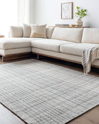 Mark&Day Wool Rugs, 9x12 Ishaq Cottage Slate Area Rug, Bedroom or Kitchen by MARKDAY