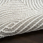 Nourison Home Textured Home Grey Ivory 7'10" x 9'10" Area Rug - Image 9