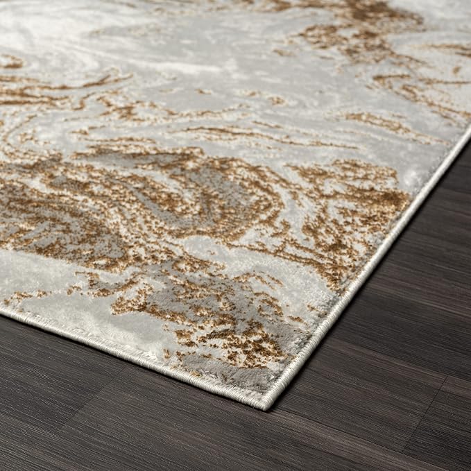 LUXE WEAVERS Marble Swirl Abstract Area Rug - Image 6