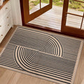 Tangsoo Rainbow Easy Jute Rug, 2x3 Washable Small Area Outdoor Rug by Tangsoo