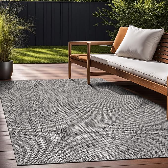 Beverly Rug Indoor Outdoor Rug 5x7, Washable Outside Carpet - Image 7