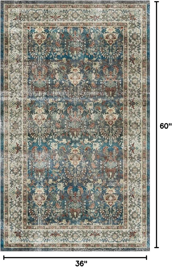 Dripex Vintage Washable Area Rug - Image 2