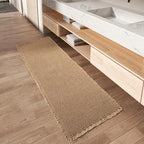 Upgraded Waffle Runner Rug Super Absorbent Non Slip Bath Mats by AMOAMI