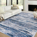 6x9 Modern Abstract Area Rug for Bedroom, Non-Shedding Rugs for Living Room by SiiloomRug