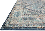 Loloi Skye Collection SKY-03 Denim/Natural 8'-0" x 8'-0" Round Area Rug - Image 4