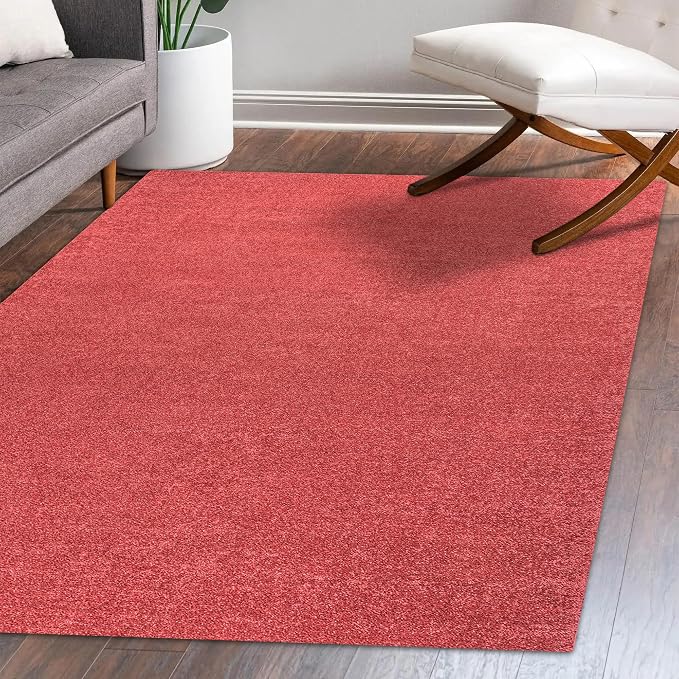 Eyely UES100E-5 Supersoft Haze Solid Low-Pile Indoor Area Rug - Image 7