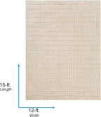 Livabliss x Our PNW Home Cascade Minimalist Striped Area Rug, Light Brown - Image 2