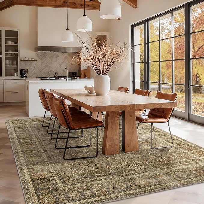 HelloTree Washable Rugs 8x10 Area Rug - Image 3