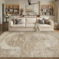 5x7 Washable Vintage Area Rug for Living Room Bedroom Non Slip Distressed by WondRg