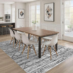 Nakagishi 5x7 Area Rugs Living Room: Washable Large Neutral Soft Rug Stain - Image 7