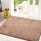 PURRUGS Dirt Trapping Door Mat 31.5" x 47", Non-Slip Machine Washable Entry Rug by PURRUGS