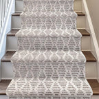 Well Woven Custom Size Hallway & Stair Runner- Harlow Babylon Taupe 31 Inches by WellWovenRugs