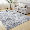 Andency Soft Area Rugs for Living Room Bedroom, 5x8 Fluffy Shaggy Bedside Rug by Andency