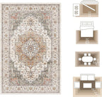 6x9 Area Rugs for Living Room Ultra-Soft Washable Rug Vintage Distressed Boho - Image 8