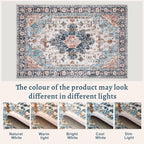 Tangsoo 3x8 Runner Rug for Hallway Long Washable Hallway Runner Rugs, Non Slip - Image 3