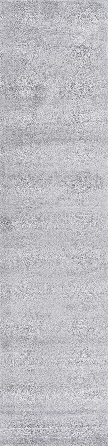 Eyely UES100K-216 Supersoft Haze Solid Low-Pile Indoor Runner Rug, Minimalist - Image 2