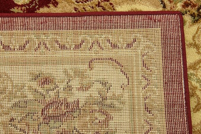 Unique Loom Versailles Collection Traditional Classic Floral Motif Area Rug - Image 9