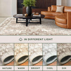 2x4 Boho Runner Rug, Neutral Farmhouse Entryway Rugs, Small Throw Runners - Image 8