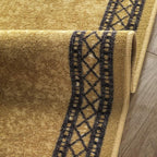 Antep Rugs Alfombras Modern Bordered 2x10 Non-Skid Low Profile Pile Rubber - Image 7