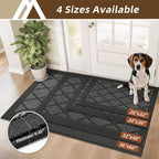 COSY HOMEER Non-Slip Door Mat 24"x36", Entryway Rugs Low Profile Absorbent Dirt - Image 5