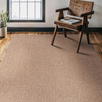 CAMILSON Easy Jute Rug 4x6, Indoor Outdoor Natural Color Farmhouse Area Rugs - Image 6