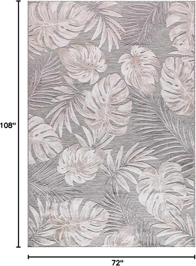 CAMILSON Indoor Outdoor Rug, Easy-Cleaning Non-Shedding Living Room, Garden and - Image 2