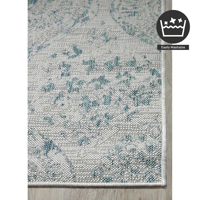 FH Home Flat Woven Outdoor Rug - Image 5
