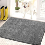 PURRUGS Dirt Trapping Door Mat 20" x 31.5", Non-Slip Machine Washable Entry Rug by PURRUGS