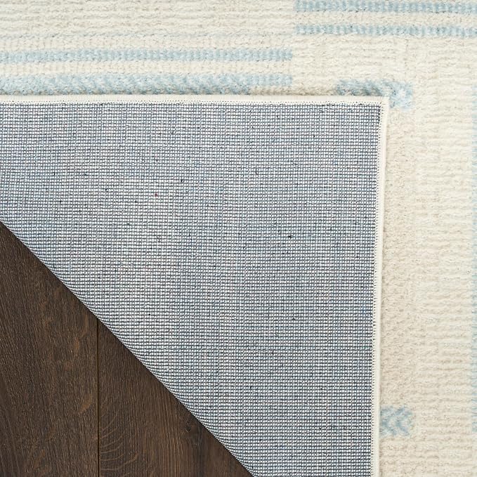 Nourison Home Nordic Ivory Blue 8' x 10' Area Rug - Image 10