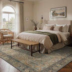 GENIMO 5x7 Area Rugs for Living Room, Machine Washable Non Slip Vintage Rugs - Image 4