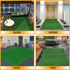 Ottomanson Artificial Grass Turf 7'10" x 50' Indoor Outdoor Faux Grass Rug - Image 6