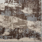 LUXE WEAVERS Euston Collection 7681 Brown 6x9 Modern Abstract Area Rug - Image 5
