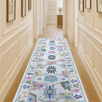Fame Living Colorful Oushak Rug, Modern Rugs, Small Throw, Accent Area Rug by FameLiving%7COushakRugs