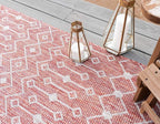 Unique Loom Outdoor Trellis Collection Area Rug - Image 5