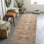 vivorug Runner Rug 2'x8' Vintage Washable Non-Slip Runners - Image 3